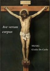 Ave verum corpus SATB choral sheet music cover